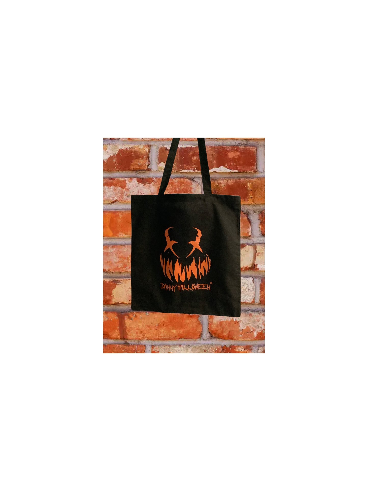 Danny Halloween Orange Logo Canvas Bag