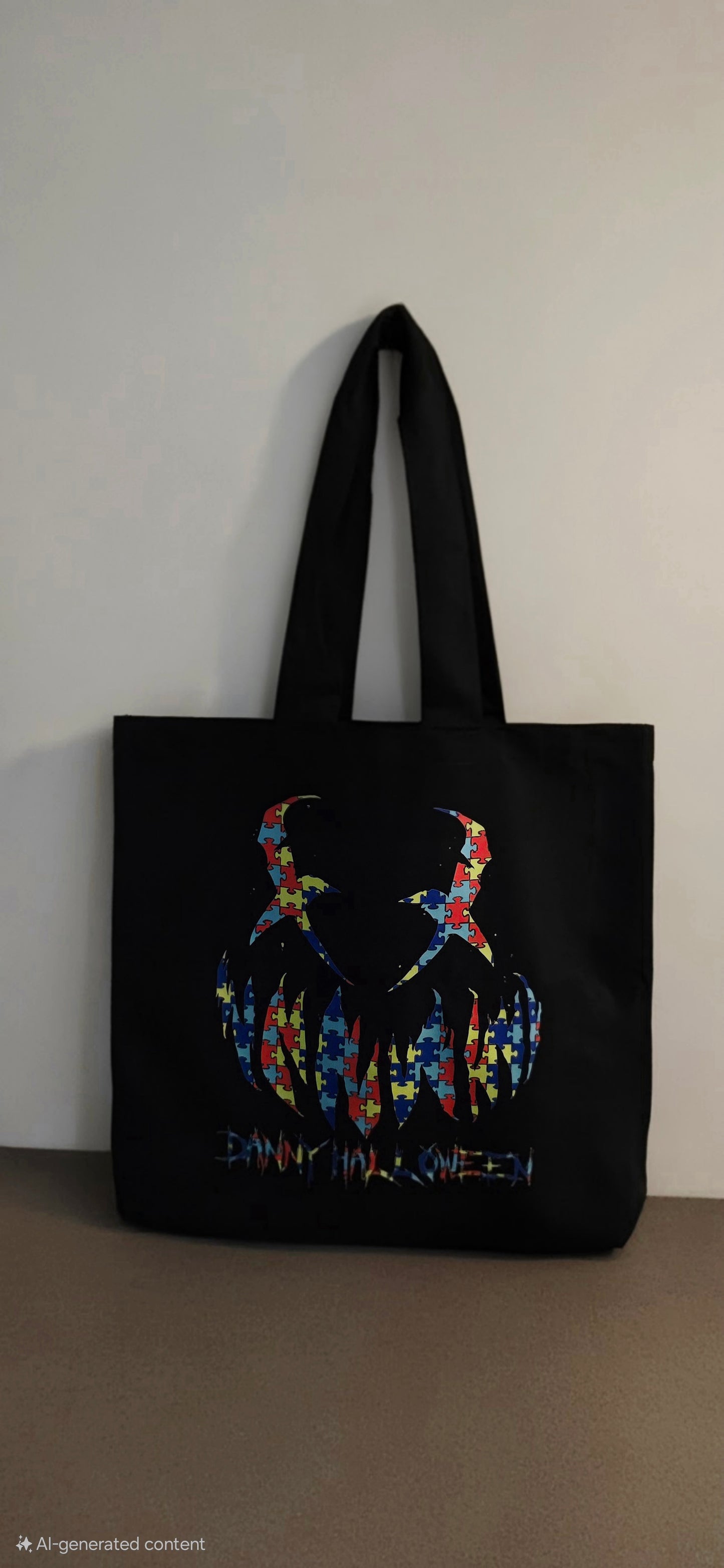 Danny Halloween Autism Awareness Logo Canvas Bag
