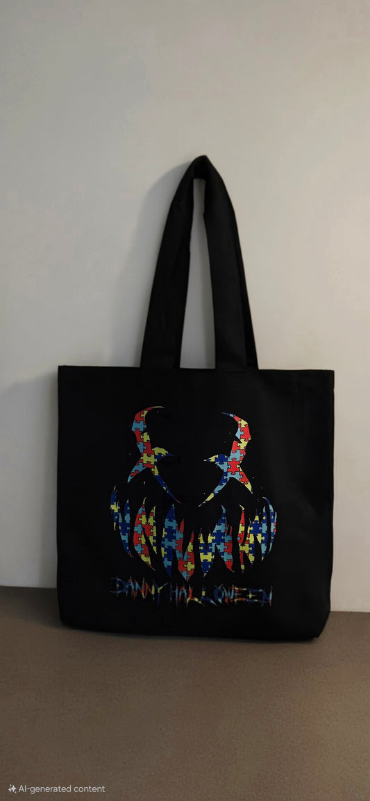 Danny Halloween Autism Awareness Logo Canvas Bag