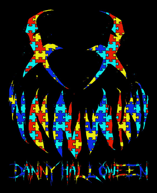 Danny Halloween Autism Awareness Bath Towel
